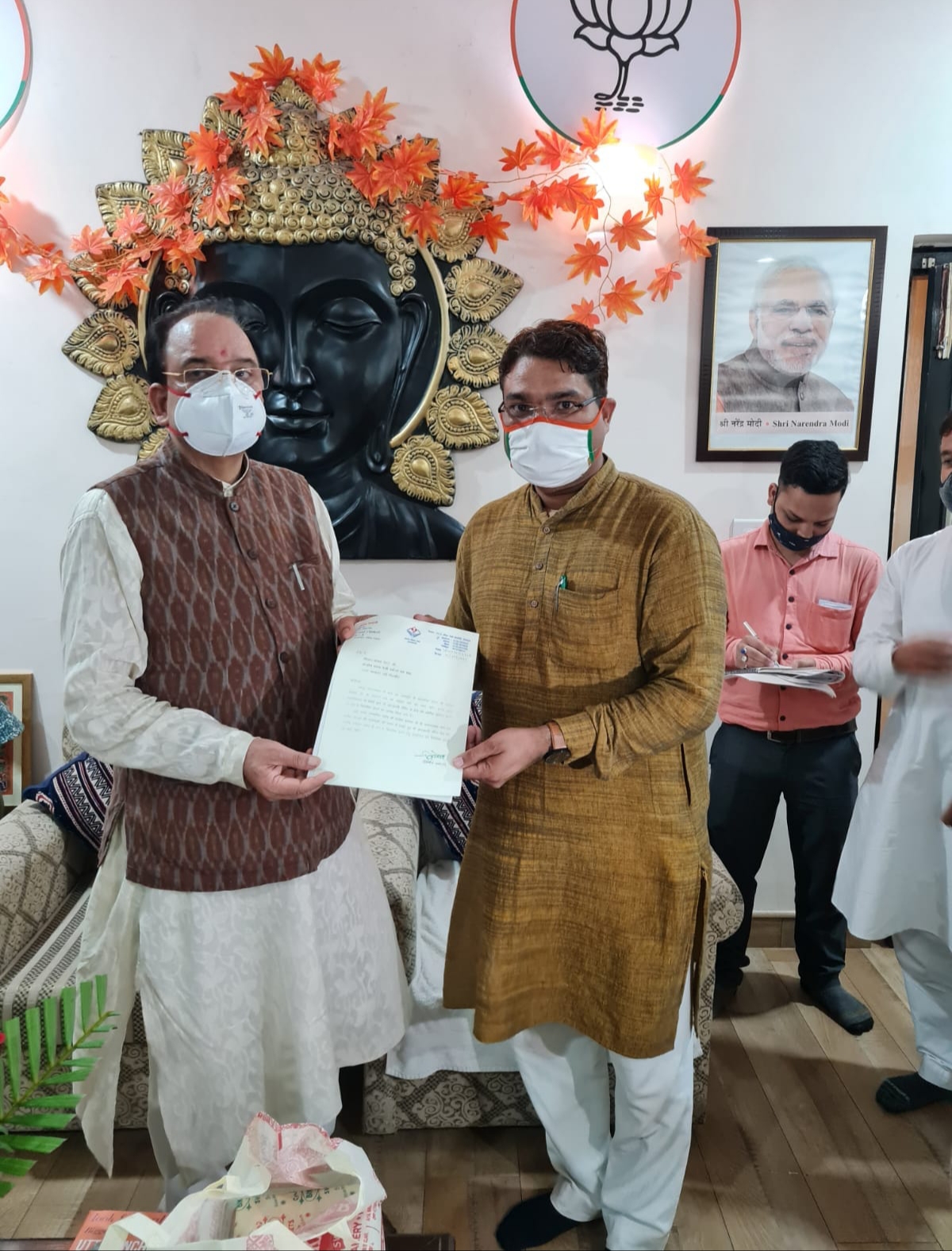पार्षद सतीश कश्यप ने की भद्रकाली पर धार्मिक पर्यटन हेतु सुविधाओं की मांग
