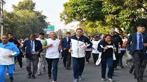 राष्ट्रीय एकता के लिए दौड़ा उत्तराखंड, सीएम धामी ने दिखाई हरी झंडी, तस्वीरें |