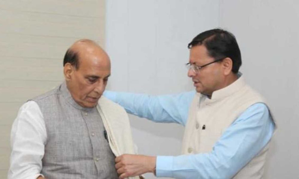 रानीखेत और लैंसडाउन के इन मुद्दों को लेकर सीएम धामी ने की रक्षा मंत्री से बात…