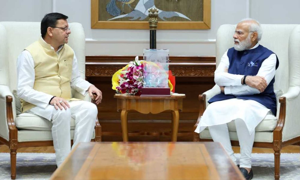 सीएम धामी ने की प्रधानमंत्री नरेंद्र मोदी से शिष्टाचार भेंट, इस कार्यक्रम के लिए किया आमन्त्रित…