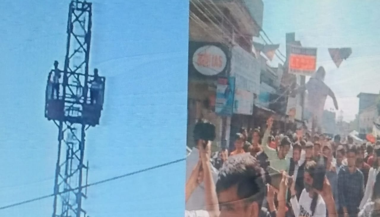 उत्तराखंड : लड़की की मौत मामले में थम नहीं रहा आक्रोश, टॉवर पर चढ़े छात्र, प्राचार्य का इस्तीफा मांगा