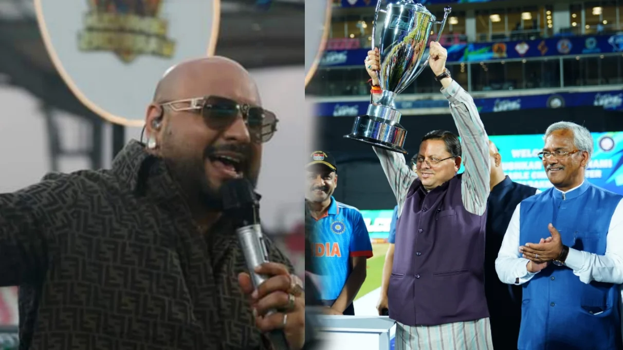 CM धामी ने किया उत्तराखंड प्रीमियर लीग का शुभारंभ, बी प्राक के गीतों ने बांधा समां