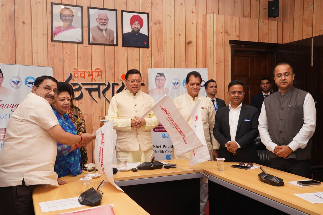 सीएम ने किया राज्य की तीन हवाई सेवाओं का वर्चुअल उदघाटन,देहरादून से उत्तरकाशी और गौचर के लिए हेलीकॉप्टर सेवा का किया शुभारंभ