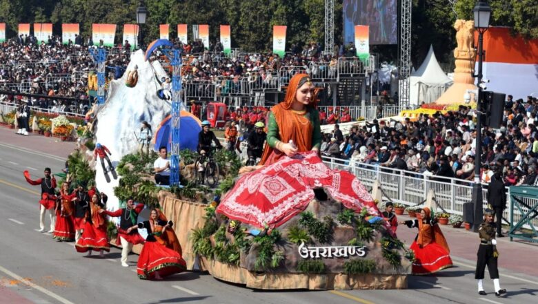 गणतंत्र दिवस परेड में उत्तराखंड की झांकी को मिला तीसरा स्थान  मुख्यमंत्री ने प्रदेशवासियों को दी बधाई