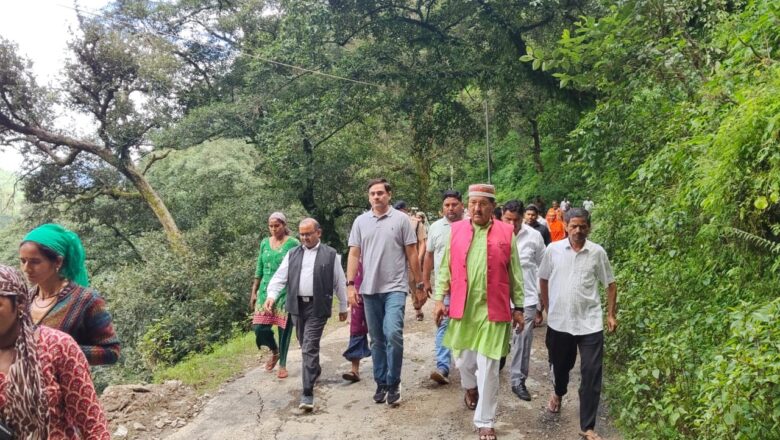 रुद्रप्रयाग आपदा: सौरभ बहुगुणा ने किया स्थलीय निरीक्षण, प्रभावितों को हर संभव मदद का आश्वासन