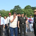 लैंसडाउन पहुंचे सैनिक कल्याण मंत्री गणेश जोशी, अपनी कर्मभूमि को किया नमन