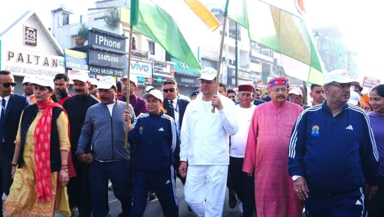 मुख्यमंत्री पुष्कर सिंह धामी ने किया यूनिटी मार्च वॉकथॉन का शुभारंभ, सरदार पटेल को दी श्रद्धांजलि