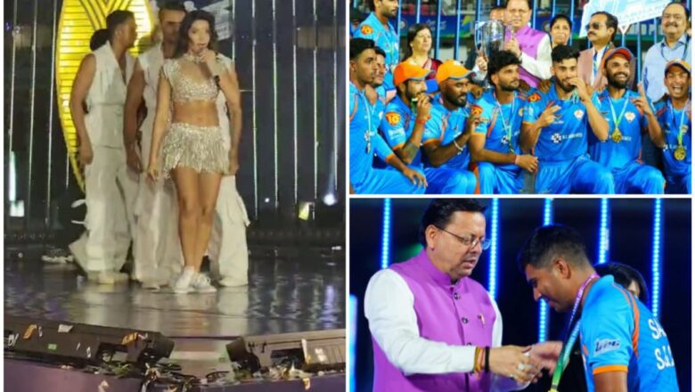 देहरादून: बादशाह व नोरा की प्रस्तुति के शोर से गूंज उठा स्टेडियम