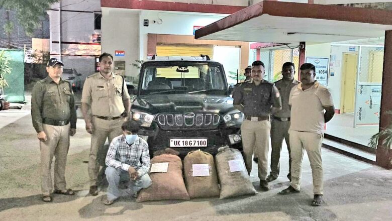 उत्तराखंड: एसएसपी नैनीताल  का नशे के तस्करों पर कड़ा प्रहार, लाखों का गांजा बरामद*
