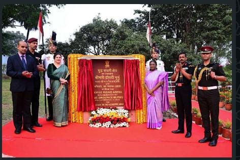 राष्ट्रपति द्रौपदी मुर्मु ने देहरादून में 105 फीट लंबे फुट ओवरब्रिज और घुड़सवारी क्षेत्र का किया लोकार्पण, कहा—“विकास के साथ सुरक्षा भी उतनी ही जरूरी”