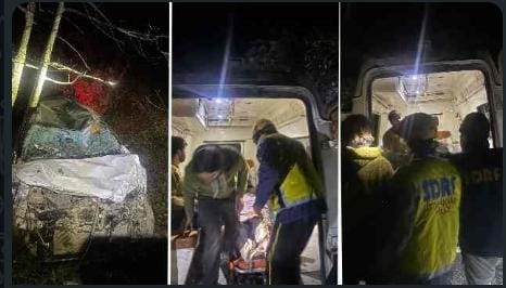 “भीषण हादसा: पर्यटकों की XUV गहरी खाई में गिरी, परिवार के 7 सदस्य और ड्राइवर गंभीर रूप से घायल”