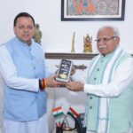 धामी-खट्टर मुलाकात: हरिद्वार गंगा कॉरिडोर और कुंभ-2027 की तैयारियों के लिए मांगे ₹325 करोड़