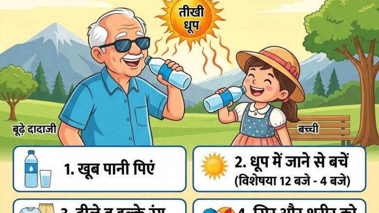अगले 24 घंटे हीट वेव का अलर्ट, बच्चे-बुजुर्ग और कामकाजी लोग बरतें विशेष सावधानी