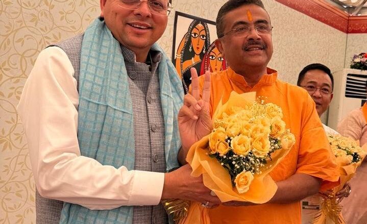 कोलकाता में भगवा उदय: शुभेंदु अधिकारी ने ली पश्चिम बंगाल के मुख्यमंत्री पद की शपथ, धामी समेत कई दिग्गज रहे गवाह
