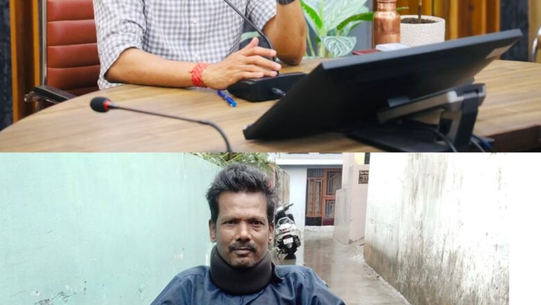 समाधान दिवस में मिला त्वरित न्याय, डीएम की संवेदनशीलता से दिव्यांग सुनील को मिली पेंशन, बैंक खाता और नई व्हीलचेयर