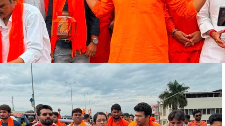 हरिद्वार से वीरभद्र (ऋषिकेश) तक निकली BJYM की भव्य कांवड़ यात्रा; तेजस्वी सूर्या ने की देश व प्रदेशवासियों के कल्याण की कामना