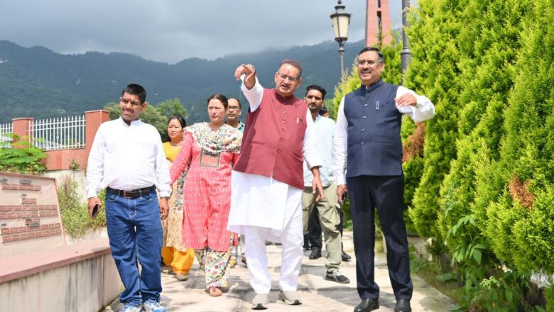 सैन्यधाम का मंत्री गणेश जोशी ने किया निरीक्षण, गुणवत्ता और फिनिशिंग पर दिए विशेष निर्देश
